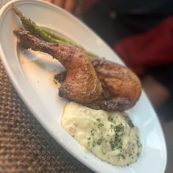 The Homestead Restaurant + Lounge - 1/2 roasted chicken with mashed red potatoes. Flavor was basic . - Steakhouses Near Me - Eldred, New York The Homestead Restaurant + Lounge - 1/2 roasted chicken with mashed red potatoes. Flavor was basic . - Steakhouses Near Me - Eldred, New York