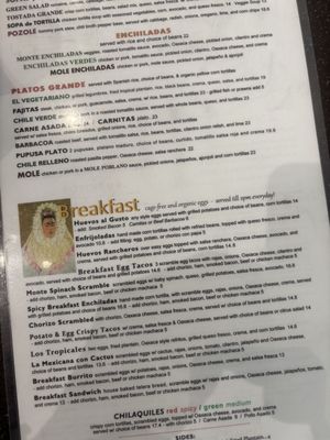 Menu photo 1 Casa Latina Berkeley, CA