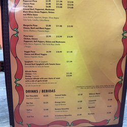 Rincon Escondido Deli Bar and Restaurant - Menu