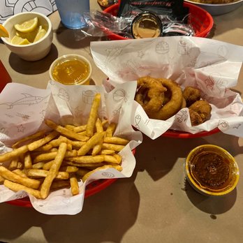 Crafty Crab - Cajun fries, onion rings and hush puppies. - Cajun/Creole Near Me - Tallahassee, Florida Crafty Crab - Cajun fries, onion rings and hush puppies. - Cajun/Creole Near Me - Tallahassee, Florida