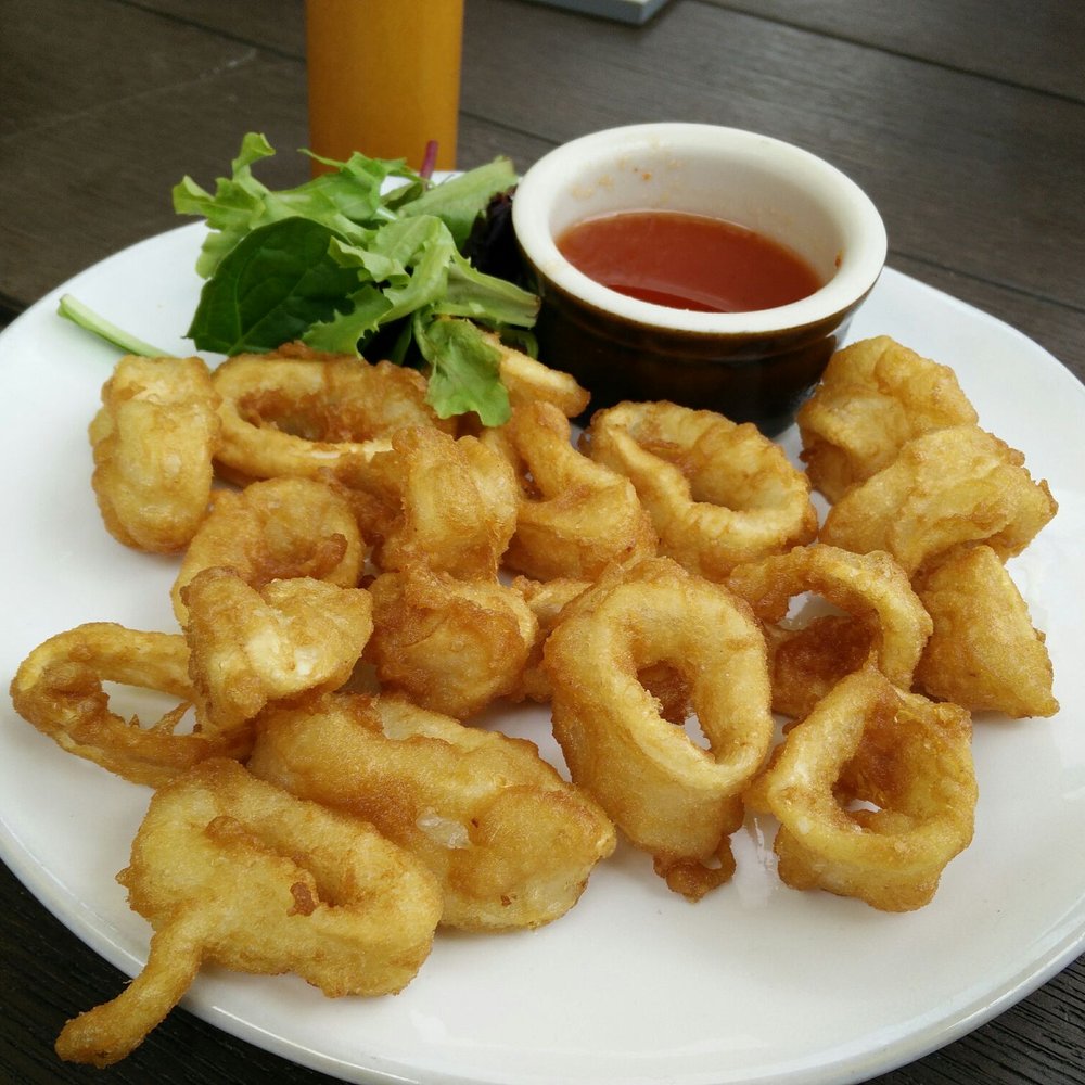 Lemongrass - Calamari, crunchy but flavor is just ok - Thai Near Me - Annapolis, Maryland