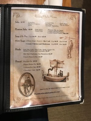 Menu photo 5 Krazy Owls Johns Island, SC Menu photo 5 Krazy Owls Johns Island, SC