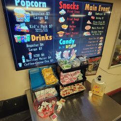Rustic Drive-In Theatre - Snacks Display