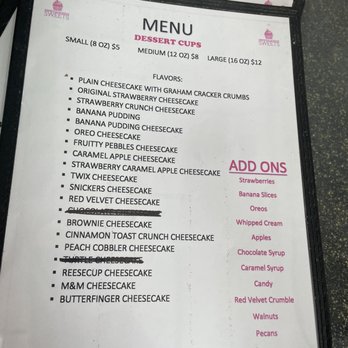 Sweetalicious Sweets - Menu - Desserts Near Me - Madison Heights, Michigan