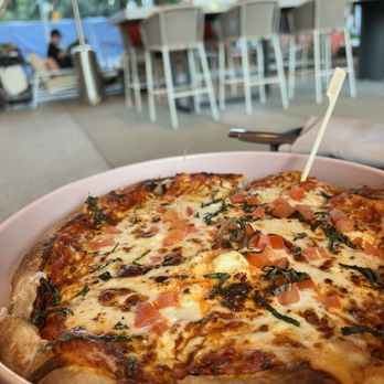 Palm Breeze Bar - Four Cheese California Pizza - Bars Near Me - Anaheim, California