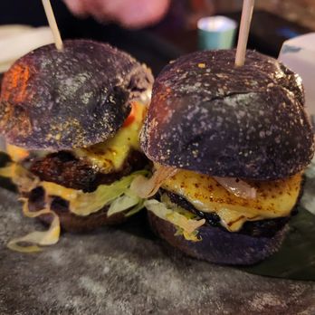 Kalye - Ube longanisa sliders - Filipino Near Me - New York, New York Kalye - Ube longanisa sliders - Filipino Near Me - New York, New York