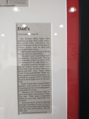 Menu photo 6 Dad's Coneys and Wraps Graceland Columbus, OH
