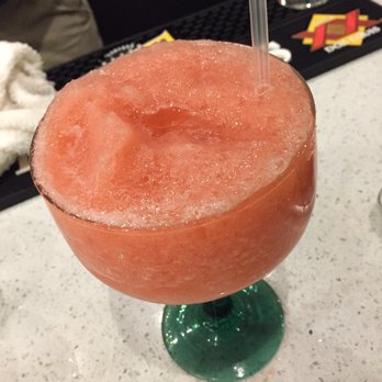 Margaritas - Shangri La margarita - blended: Don Julio Reposado Tequila, St Germain Liqueur with strawberry purée and fresh basil leaf - Mexican Near Me - Honolulu, Hawaii