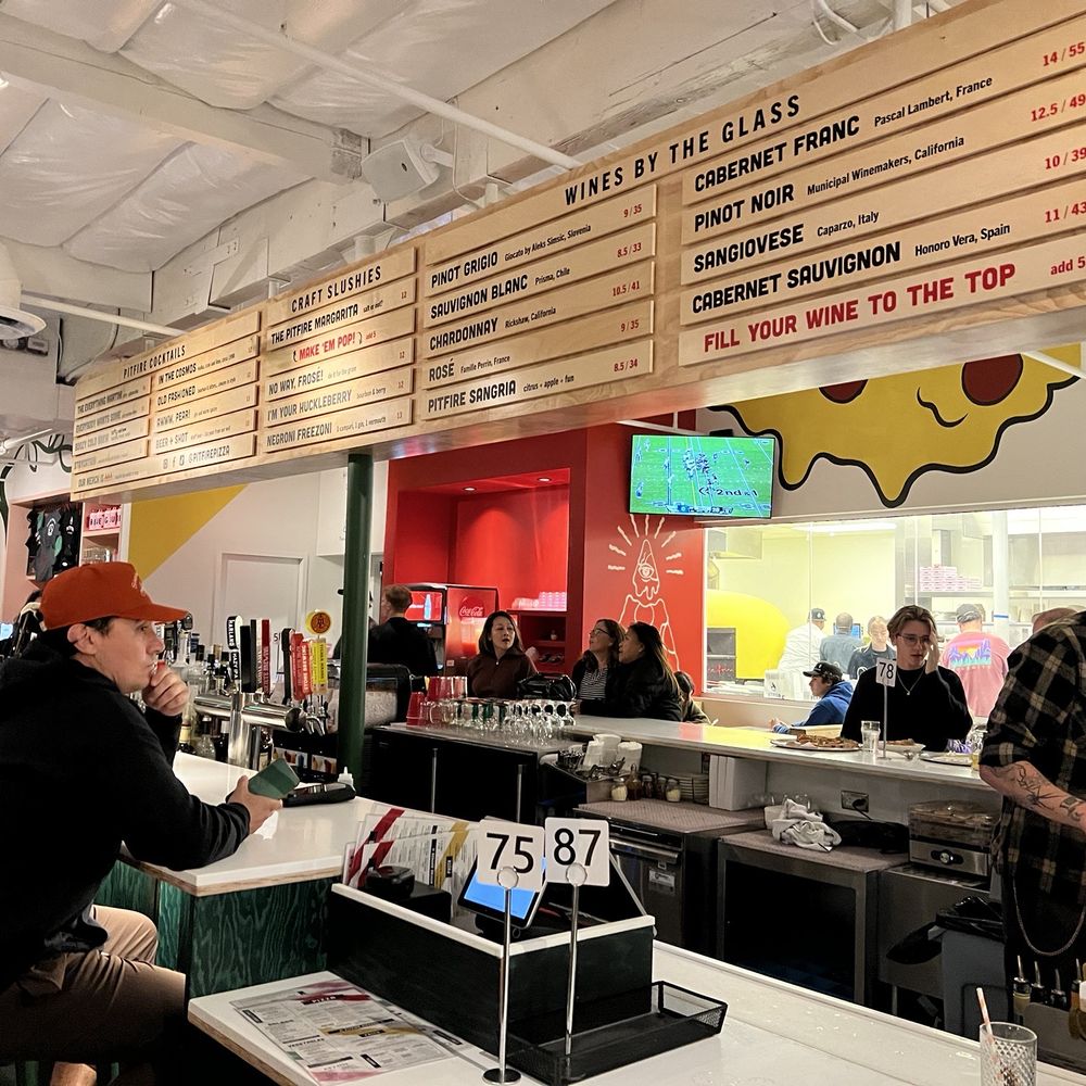 Pitfire Pizza - Inside bar area - Pizza Near Me - Carlsbad, California