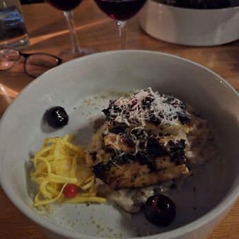 Bettola Bistro - Black cod, rissoto, cherry sauce - Italian Near Me - Denver, Colorado