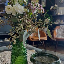 A New Creation Flowers & Gifts - Seeded eucalyptus tea roses