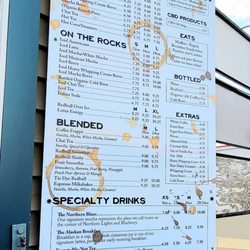 Alaska House of Coffee - Current menu as of 9/24/23