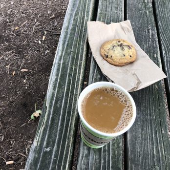 Blackbird Baking Company - Latte With Almond Milk And Cookie - Bakeries Near Me - Lakewood, Ohio Blackbird Baking Company - Latte With Almond Milk And Cookie - Bakeries Near Me - Lakewood, Ohio