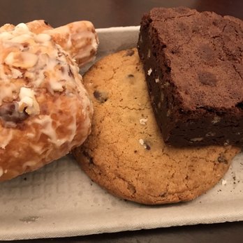 Ninth Street Bakery - Brownie, chocolate chip cookie and bear claw!! This was discounted because it was made yesterday....still very tasty! - Bakeries Near Me - Durham, North Carolina Ninth Street Bakery - Brownie, chocolate chip cookie and bear claw!! This was discounted because it was made yesterday....still very tasty! - Bakeries Near Me - Durham, North Carolina