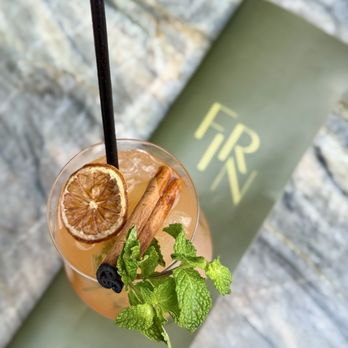 Firn - GHOST PILOT: overproof rum, apple brandy, absinthe, cinnamon, vanilla, bitters, grapefruit, lime - Cocktail Bars Near Me - Seattle, Washington