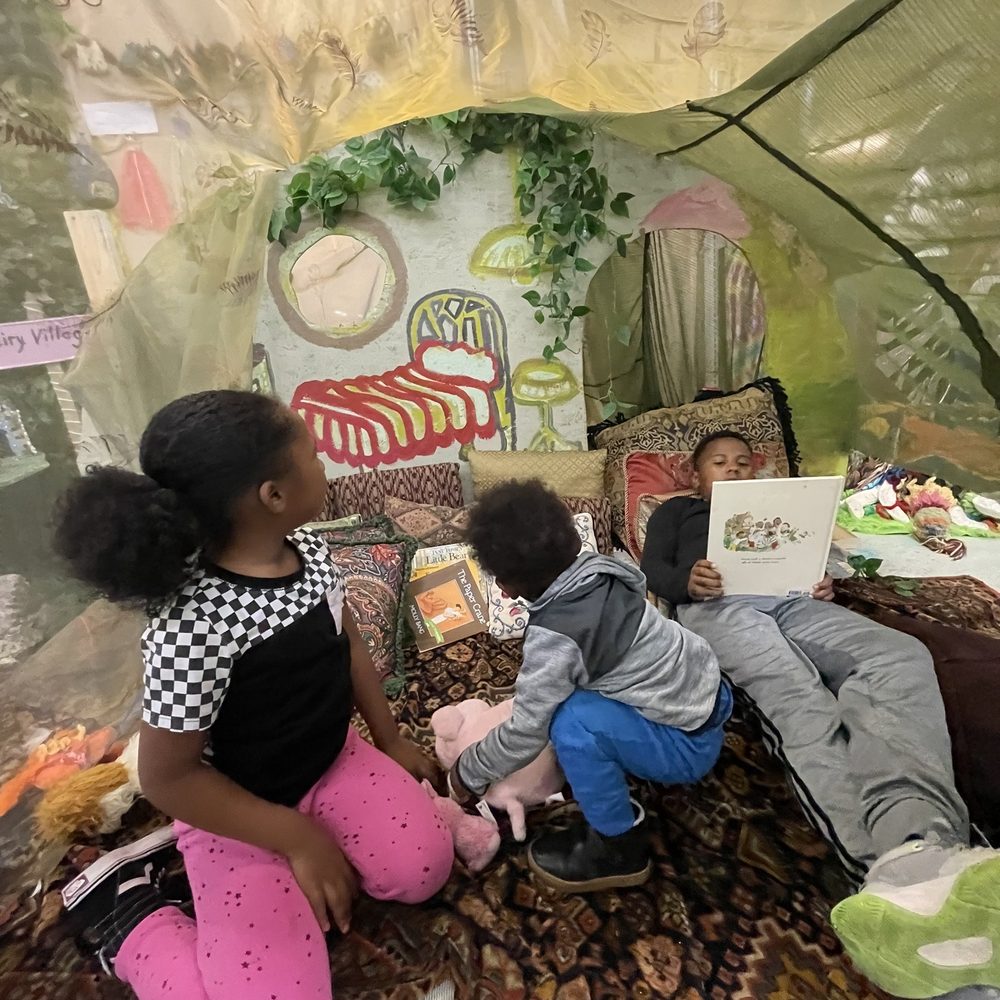 DoodleHATCH - Relaxing in the Fairy Village tent. - Children's Museums Near Me - Columbia, Maryland DoodleHATCH - Relaxing in the Fairy Village tent. - Children's Museums Near Me - Columbia, Maryland