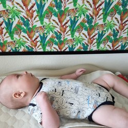 Lotus Family Chiropractic - My son has Torticollis and wasn't able to turn his head to the left. This is amazing progress and it's thanks to the chiro adjustments.