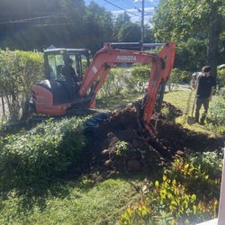 Rice Plumbing & Heating - Excavating area near basement wall