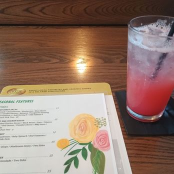 The Goose Eatery & Hangout - Sparkling strawberry lemonade and the beautiful seasonal features menu. - Diners Near Me - Lyndon, Kentucky