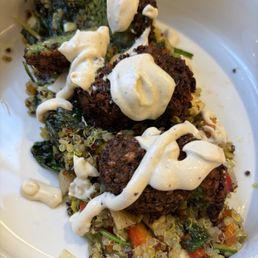 Grain Bowl with falafel Grain Bowl with falafel