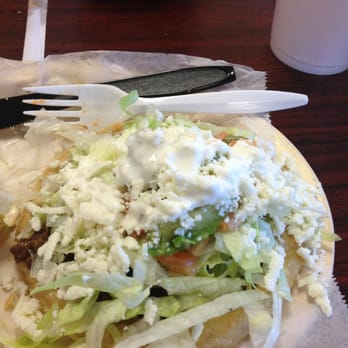 Tacos La Bala - Beef fajita sope - Mexican Near Me - Katy, Texas Tacos La Bala - Beef fajita sope - Mexican Near Me - Katy, Texas