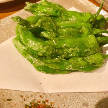 Tei Tei Robata Bar - Shishuto peppers - Japanese Near Me - Dallas, Texas Tei Tei Robata Bar - Shishuto peppers - Japanese Near Me - Dallas, Texas