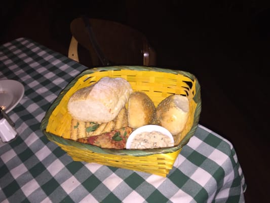 Photo of Stella's Italian Restaurant - Kingston, NY, US. Complimentary breads and dip were outstanding to compliment the traditional Italian food. The spaghetti and meatball was delicious!