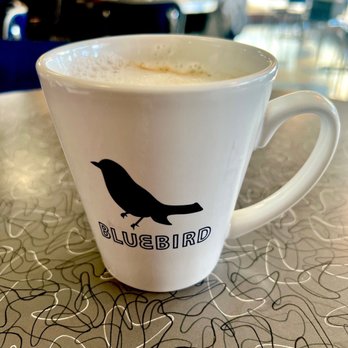 Bluebird Diner - a cup of coffee on a table - American Near Me - Iowa City, Iowa