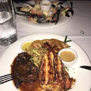 Dauphin's - Filet Mignon and a huge lobster tail with a white sauce - Seafood Near Me - Mobile, Alabama