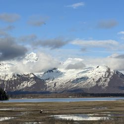 Valdez RV Park - The view from our campsite!