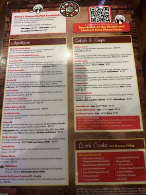 Menu photo 4 Kilroy's Bar N' Grill Indianapolis, IN Menu photo 4 Kilroy's Bar N' Grill Indianapolis, IN