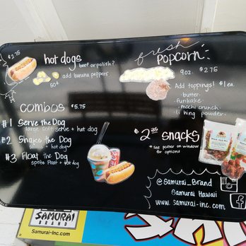 Samurai - They also sell snacks too! - Ice Cream & Frozen Yogurt Near Me - Honolulu, Hawaii Samurai - They also sell snacks too! - Ice Cream & Frozen Yogurt Near Me - Honolulu, Hawaii