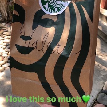 Starbucks - Packed orders. Venti Star Drink, spinach wrap, cake pop, lemon cake. - Coffee & Tea Near Me - Chatsworth, California Starbucks - Packed orders. Venti Star Drink, spinach wrap, cake pop, lemon cake. - Coffee & Tea Near Me - Chatsworth, California
