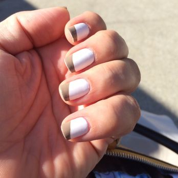 Lamorinda Nails - Oh! The picture doesn't deliver the real look! Modern, elegant and classy! My Color Combination and her performance was just perfect! - Nail Salons Near Me - Lafayette, California