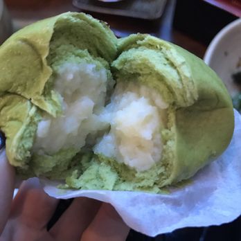 Dumpling Time - Green Tea Milk Bun - Dim Sum Near Me - San Francisco, California