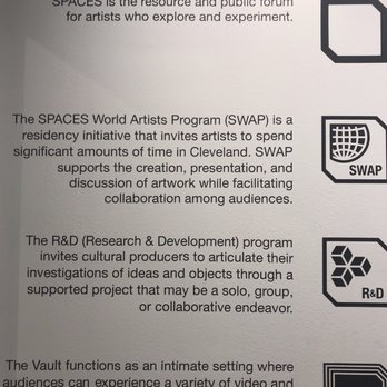 SPACES - Friday, 7 December 2018 - description on what SPACES is. - Art Galleries Near Me - Cleveland, Ohio