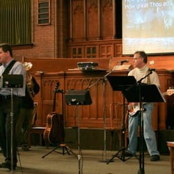 Walmer Road Baptist Church - Worship team at the Sunday morning service