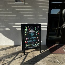 Cute outside sign!