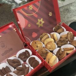 Edible Arrangements - Chocolates & home baked cookies