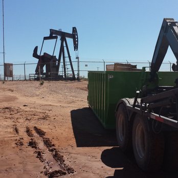 Happy Trash Roll Off Containers - Happy Trash helping in the oil field with roll off dumpsters - Dumpster Rental Near Me - Lubbock, Texas Happy Trash Roll Off Containers - Happy Trash helping in the oil field with roll off dumpsters - Dumpster Rental Near Me - Lubbock, Texas