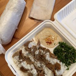 Tasty Donair - lebanese plate and lebanese wrap