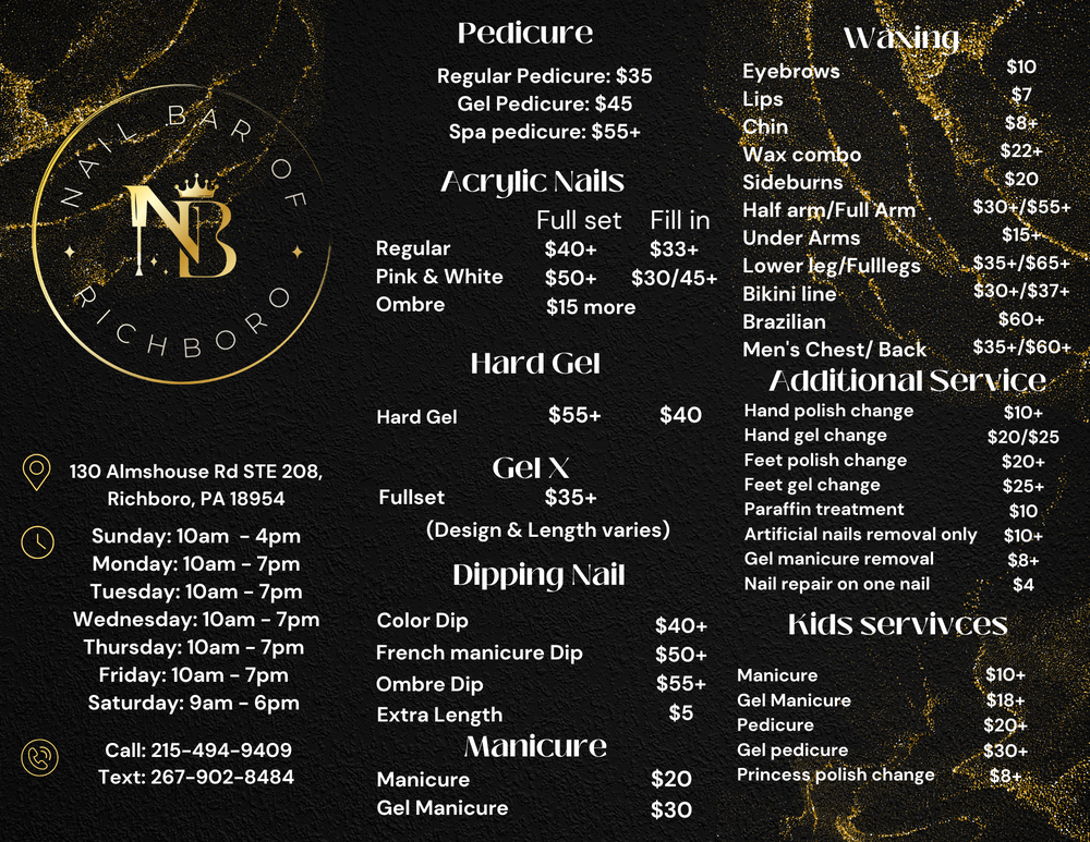 NAIL BAR OF RICHBORO Updated September 2024 15 Photos 130