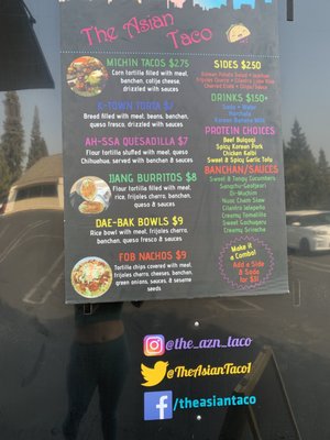 Menu photo 5 The Asian Taco Visalia, CA