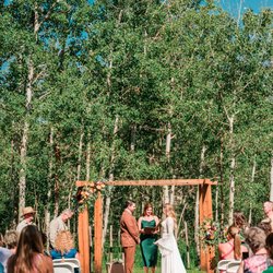 John Kelley DJ Services - A beautiful outdoor wedding ceremony! John Kelley DJ Services helps create memorable moments with professional wedding audio.