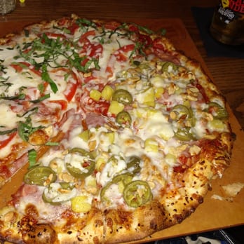 Taverna Rossa - Half Margherita, half Kona Fire - Pizza Near Me - Plano, Texas Taverna Rossa - Half Margherita, half Kona Fire - Pizza Near Me - Plano, Texas