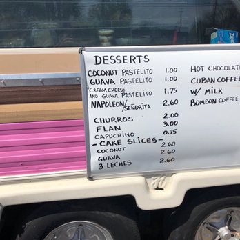 Habana Delights - a sign for desserts - Food Trucks Near Me - Lansing, Michigan Habana Delights - a sign for desserts - Food Trucks Near Me - Lansing, Michigan