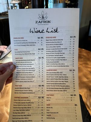 Menu photo 6 Zafron Restaurant Sandy Springs, GA