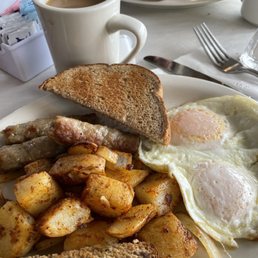 Eggs over easy