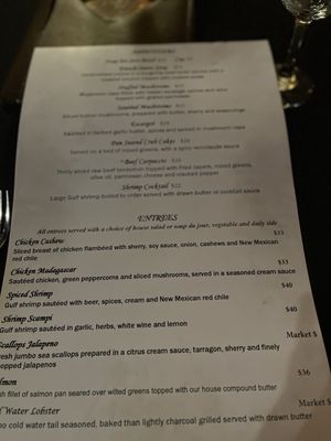 Menu photo 2 Antiquity Restaurant Albuquerque, NM