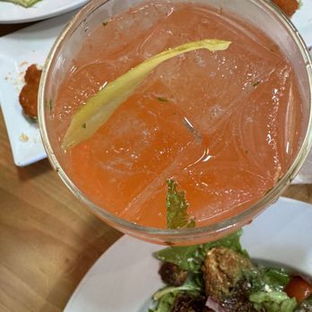 Werewolf - Aperol flower cocktail. Aperol spritz with champagne and elderflower cocktail. 5-stars. - Breakfast & Brunch Near Me - San Diego, California Werewolf - Aperol flower cocktail. Aperol spritz with champagne and elderflower cocktail. 5-stars. - Breakfast & Brunch Near Me - San Diego, California